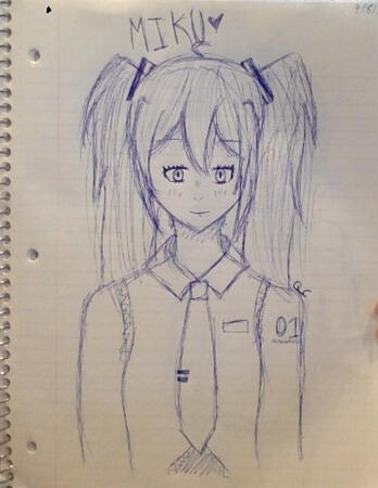 Miku Drawing! 💙 🦋